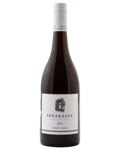 Speakeasy Adelaide Hills<br>Pinot Noir 2017 750ML This Pinot Noir has rich burgundy, with plum-purple and soft cherry red hues. Beginning with a hint of spice, the nose evolves to encompass impressions of forest floor and truffle oil. Up-front juicy red fruit gives way to gentle tannins with a hint of stalkiness, culminating in a velvety mouthfeel with a bright, supporting acid structure.