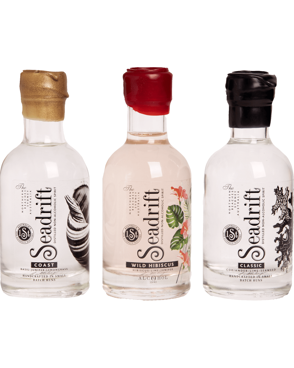 Buy Seadrift Tasting Box Classic, Coast & Wild Hibiscus 200ml Non