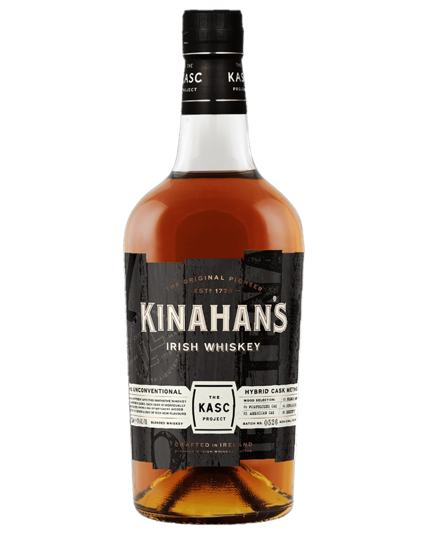Buy Kinahan's Irish Whiskey The Kasc Project Irish Whiskey 700ml Online