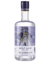  Wolf Lane Distillery Navy<br>Strength Gin 700ml... 700ML What’s strong, smooth and makes a great&nbsp;G&T? With our distillery on the doorstep of the Pacific Ocean, it would have been remiss of us not to create a Navy Strength gin. Coming in at 116 proof (58% to you landlubbers), Wolf Lane Navy Strength packs all the punch of a drunken sailor with heavy juniper and finger lime but goes down as smooth as silk as you enjoy the flavours of fresh grapefruit and macadamia. We think it’s the perfect way to end the day and has a bit of a cult following among