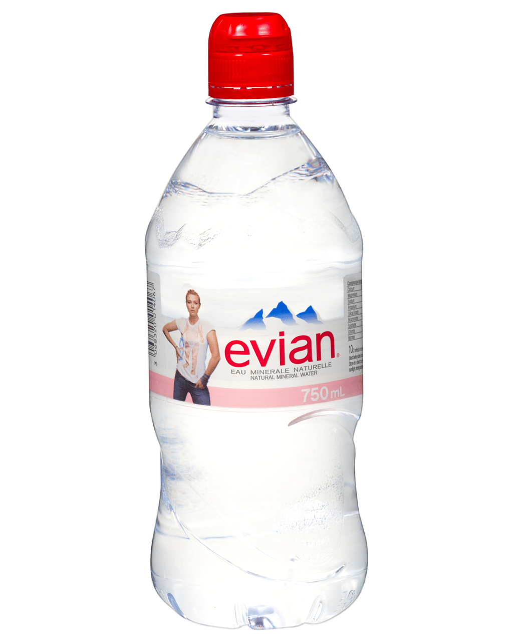 Evian Natural Spring Water 750mL Boozy