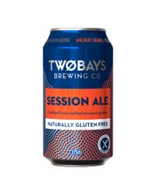  Two Bays Brewing Co. Gluten<br>Free Mid Strength... 375ML Indies Champion Specialty Beer 2023 and the first gluten free beer to win a trophy at a major Australian beer awards.<br />A beautifully balanced, sessionable mid-strength pale ale, this beer combines the best of southern and northern<br />hemisphere hops, featuring stone fruit and light grape aromas.
