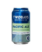 Two Bays Brewing Co. Gluten<br>Free Pacific Ale... 375ML New to the core range, TWØBAYS Pacific Ale is a beer style gluten free consumers have never been able to experience... Until now! Featuring the best of NZ and Australian hops, with low bitterness, big fruity hop profile and a dry finish makes this an easy drinking and sessionable beer. Expect hoppy notes of pine, pineapple and citrus.