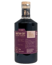  New Norfolk Distillery<br>Martian Sky Coffee... 700ML Martian Sky Coffee and Raspberry Liqueur is a drink of dark decadence, made for coffee lovers looking for a twist on an espresso-style liqueur.<br>Tasmanian dark-roasted, smoky coffee beans and rich Derwent Valley grown raspberries are macerated in New Norfolk Distillery's own award-winning cane spirit. The bold notes of coffee are tempered by brown sugar and molasses flavours for a sharp but gentle libation.<br>Serving suggestion: Sip over ice, mix in an espresso martini or affogato.