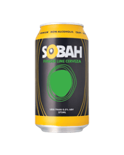 Sobah Finger Lime Cerveza<br>Cans 375ml 375ML Sobah Finger Lime Cerveza is a thirst-quenching fusion of a Mexican-style lager brewed with maize, heightened by the vibrant twist of Australian finger lime.