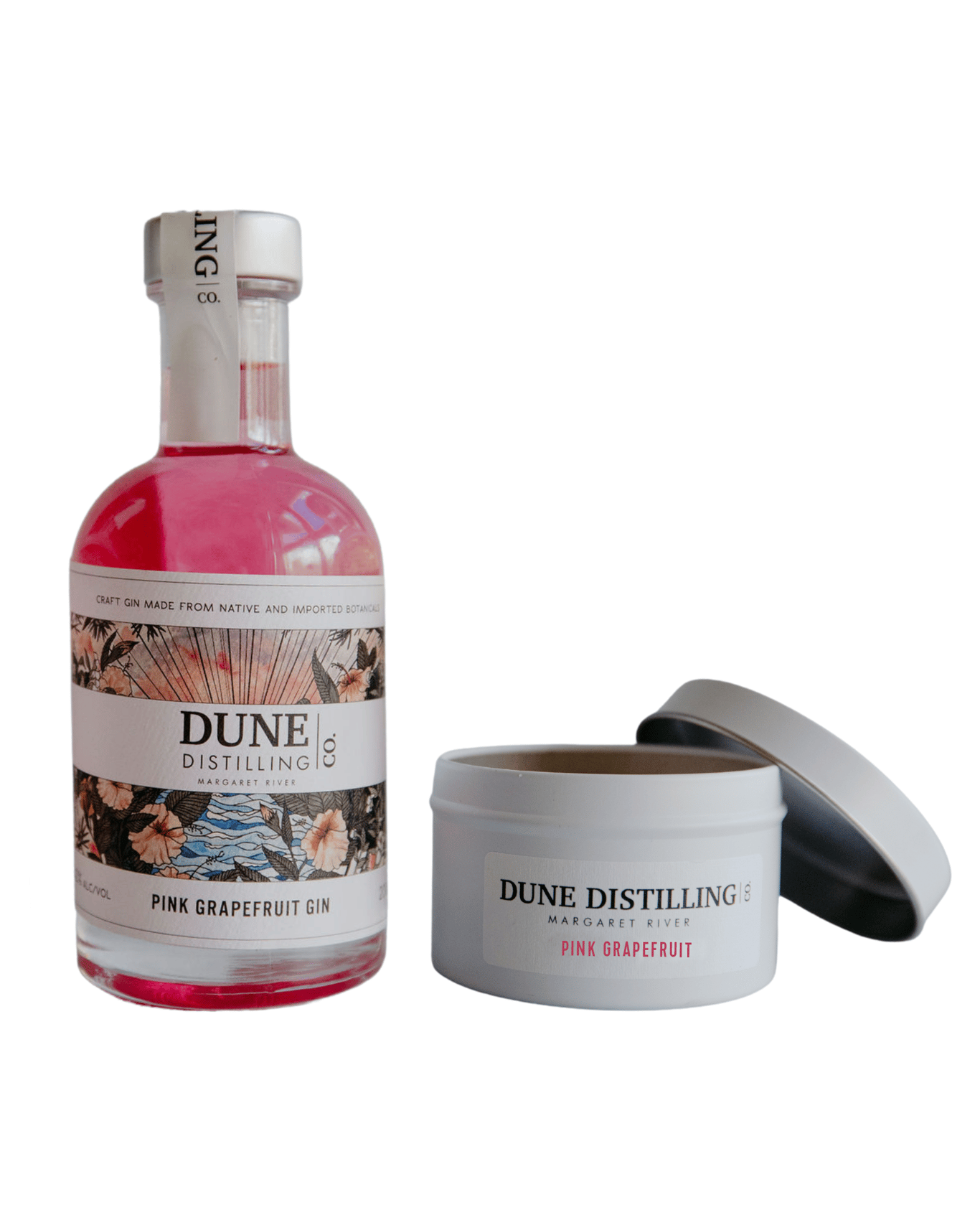 Buy Dune Distilling Co Pinke Grapefruit Gin + Candle Petite Gift Pack