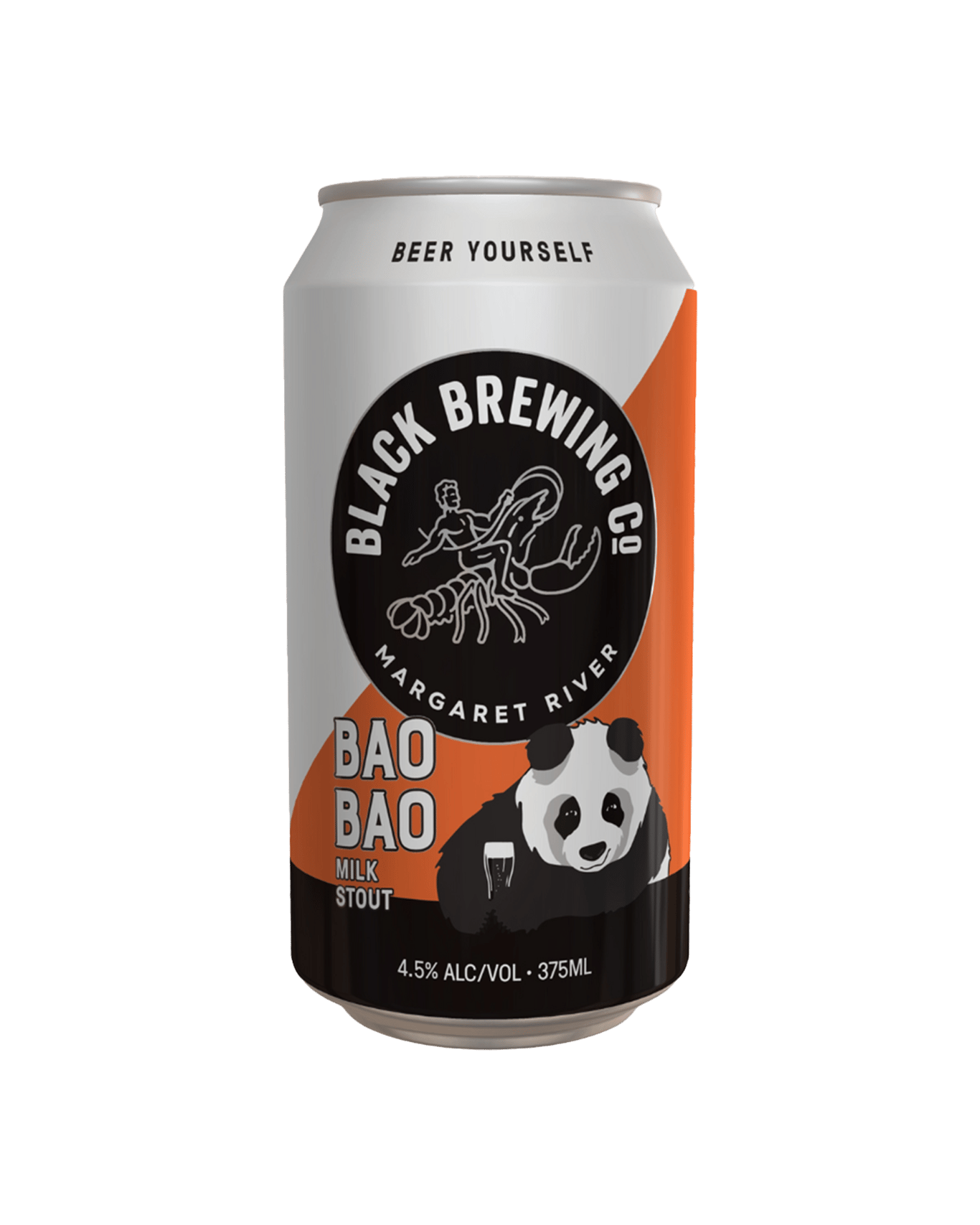 A can of the Black Brewing Co Bao Bao Milk Stout