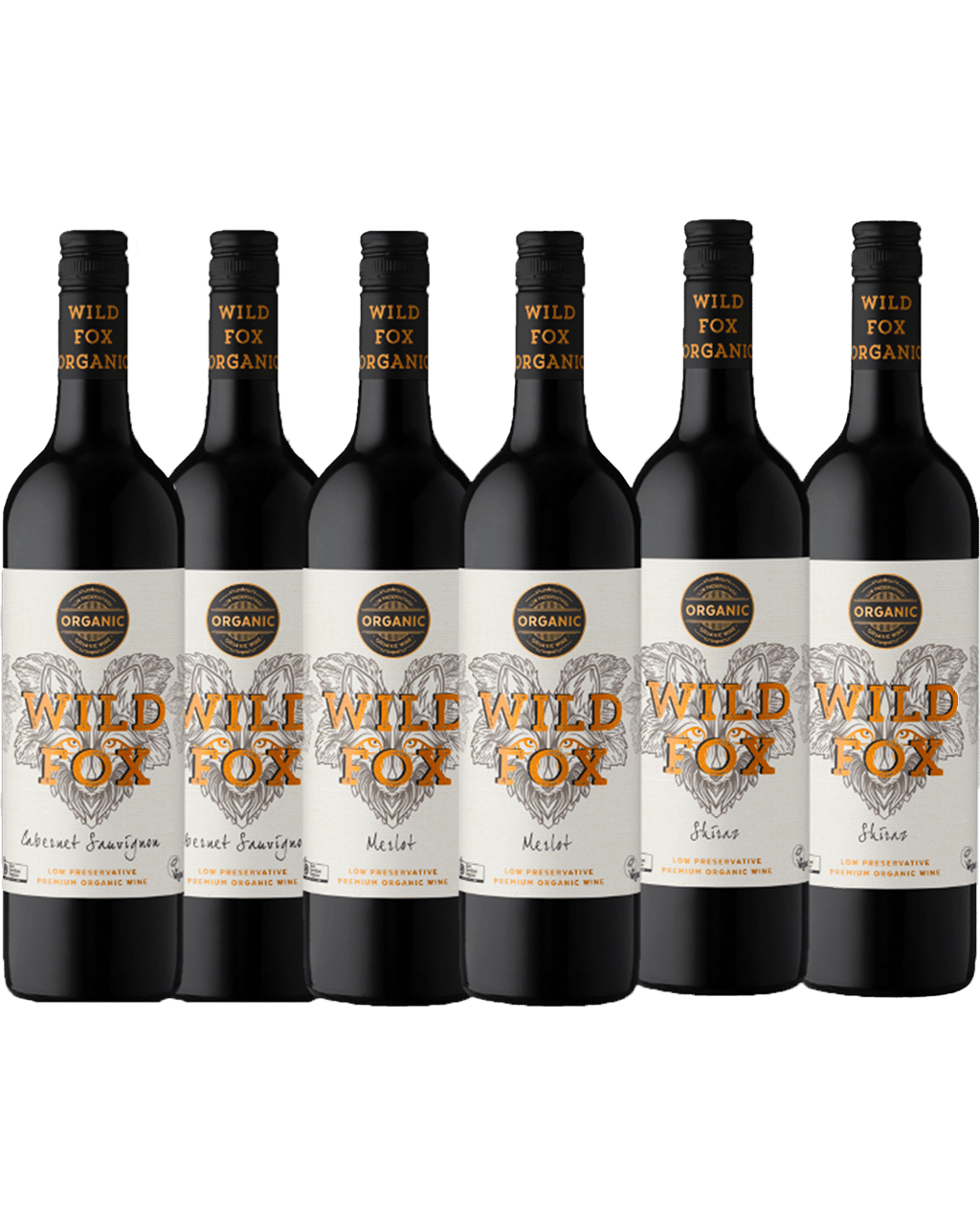 Buy Wild Fox Organic And Vegan Mixed 6 Pack Of Red Wines Online Or Near