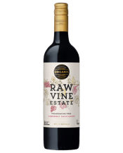  Raw Vine Estate Organic &<br>Preservative Free... 750ML Aromas of Red Berries and plum with lucious blackcurrent and choc-mint on the palate. Finishes with a rich sweet and mild peppery aftertaste. Pairs well with baked vegetables, gourmet pizza and lamb dishes.