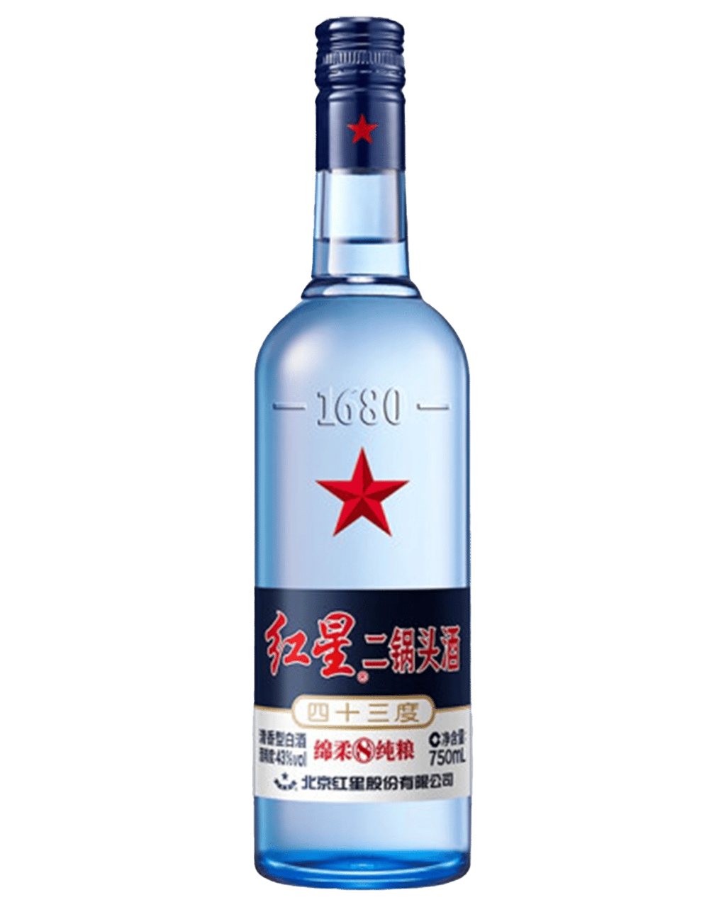 Red Star Ergoutou Baijiu 43 750mL - Boozy