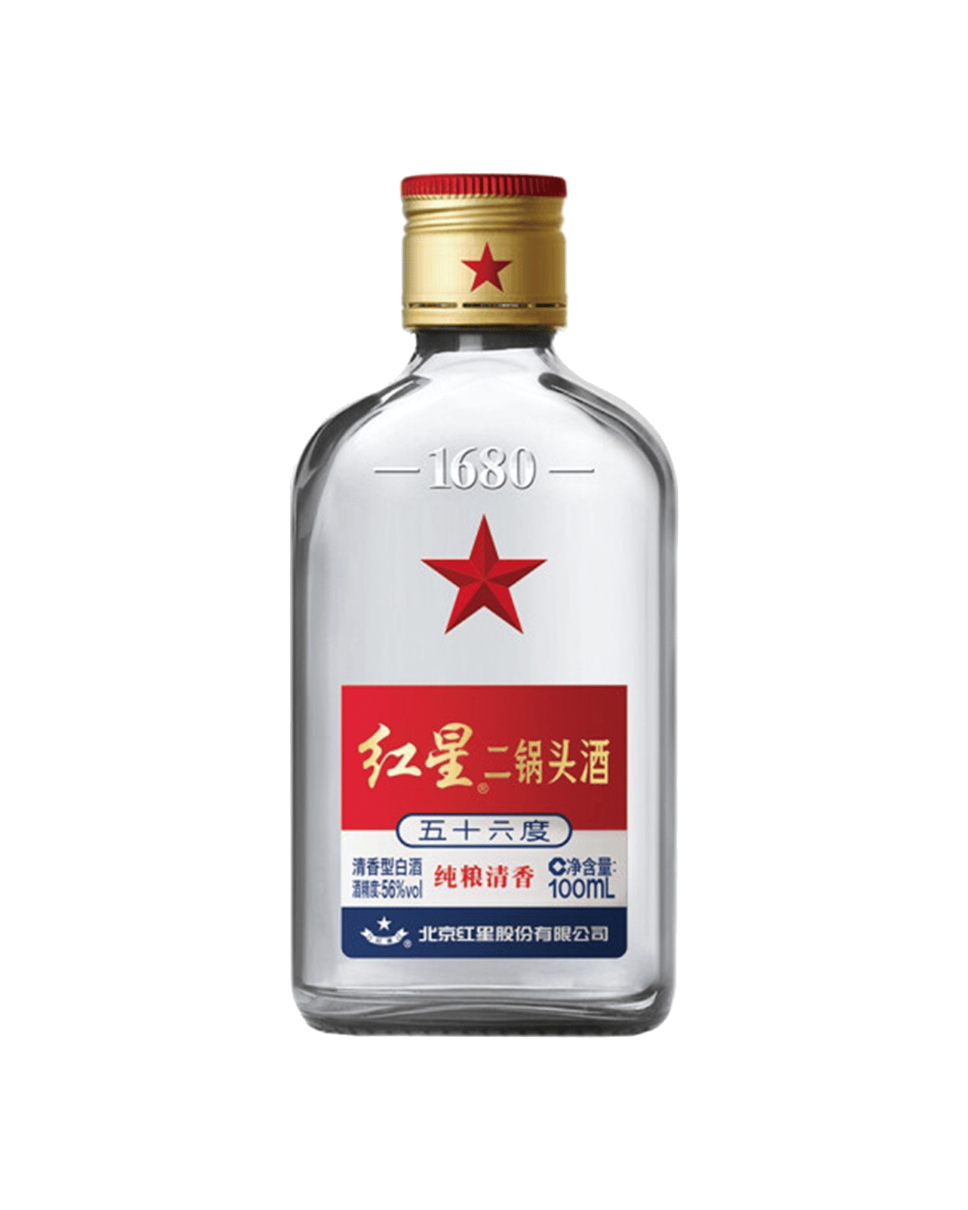 Buy Red Star Erguotou Baijiu 56% 100ml Online (Low Prices) from Dan ...