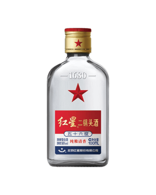 Buy Red Star Erguotou Baijiu 56% 100mL Online (Lowest prices in ...