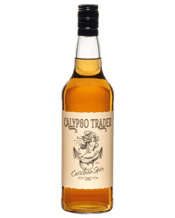 Calypso Trader Carribean<br>Spice 700ml 700mL Calypso Trader is a Golden Spiced Liqueur, mid strength 22% abv with all the smooth characters and subtle spices of Vanilla, Cinnamon and Lime capped off with an Oaky Flavour you come to expect. Enjoy Calypso Trader neat, over ice or with your favourite mixer.