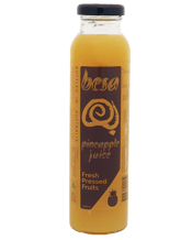  Besa Juice Fresh Pineapple<br>Juice  300mL Settled/Crafted amongst beautiful Adelaide Hills, family-owned and operated, for more than 10 years Besa Juices have been delivering finest quality of fruit juices all year round. The Manolov family migrated to SA in 2008 and started crushing local produce in the Old Onkaparinga Woollen Mills, once famous for their woollen blanket manufacturing. From the farm to your glass, the company specializes in fresh, chemical-free fruit and vegetable varieties. Once the juice is squeezed, it then immediat
