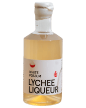  White Possum Lychee Liqueur<br>500ml  500ML A lychee love affair.<br>Say goodbye to fake flavours.<br>We've squeezed, steeped and fawned over real lychees to capture that unmistakable, nectar-like juiciness.<br>Inside, you'll find a fresh burst of tropical sweetness that'll have you checking for stray fruit. You might even find some. A cheeflicker of acidity keeps things sprightly.<br>Sip straight, swirl into a spritz, or douse over ice cream.<br>Free from artificial colours, flavours and preservatives. Vegan