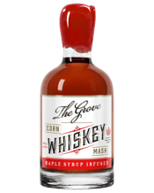  The Grove Distillery Corn<br>Mash Whiskey... 350ML The Grove had help from the Hudson Distillery in New York, in creating Australia’s first corn whiskey and mash infused Canadian Maple Syrup. Made in smaller batches, using 70% corn, 20% rye and 10% barley, the secret comes in the way it is produced – with real Canadian maple syrup placed in the barrel for months after the spirit is aged and removed.