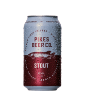 Pikes Beer Company Stout<br>Cans - 24 X 375ml 375ML An easy drinking Stout with notes of coffee, roasted malts and cocoa. Dark, smooth and roasty.