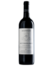  Jack Estate Coonawarra<br>Mythology Shiraz... 750mL The Mythology Shiraz is a tribute to ancient practices; its origins are in the richness of the Coonawarra soils and the artistry of traditional winemaking techniques. Full bodied, with sweet oak tannins plus ripe fruit doused in molten licorice and mint chocolate. Glossy and syrupy across the palate with a lingering finish.