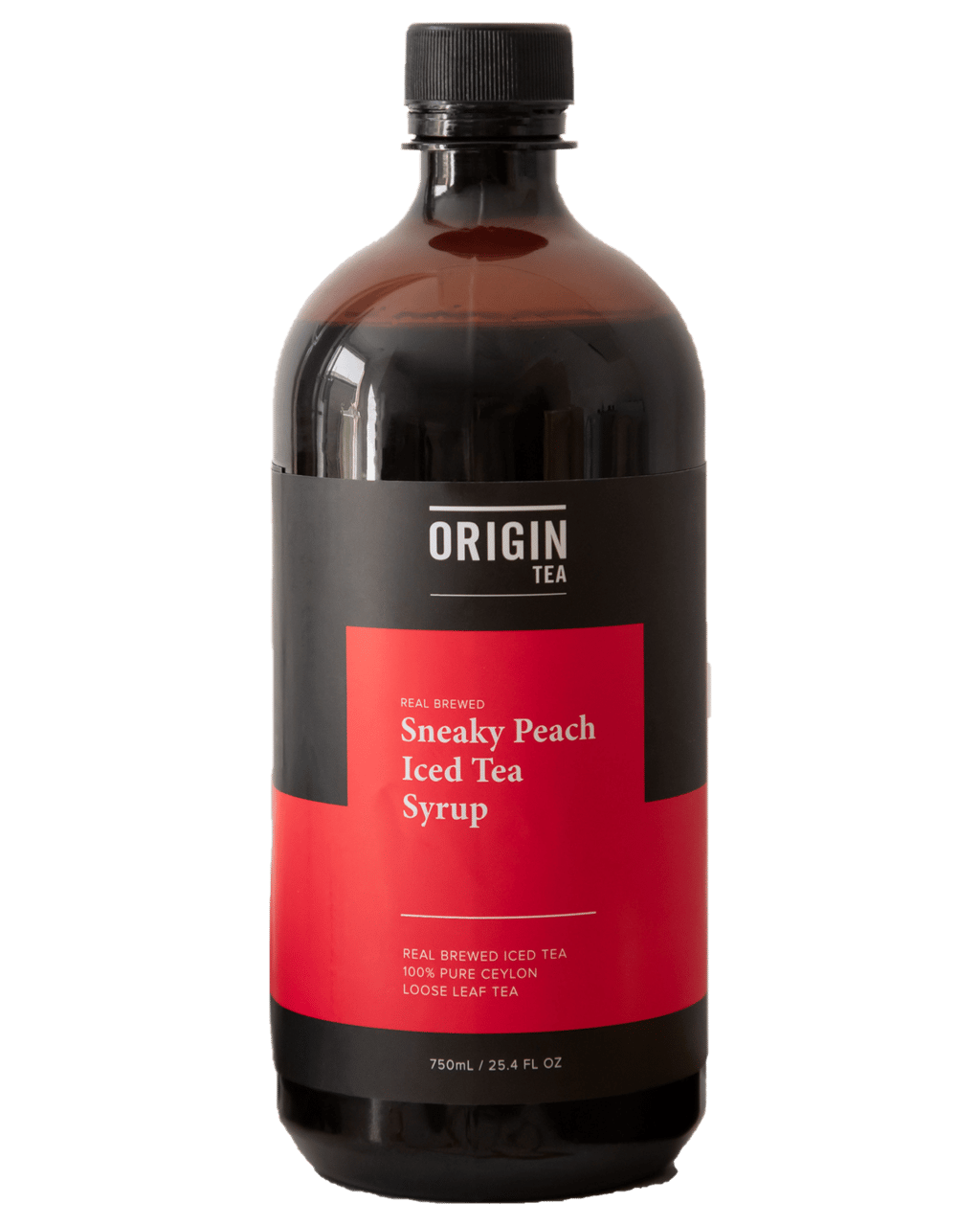 Origin Tea Sneaky Peach Iced Tea Syrup 750ml Boozy