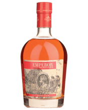  Emperor Sherry Cask<br>Mauritian Rum... 700mL Emperor Sherry Cask Finish is a blend of the best traditional and Agricole rums from the oldest Mauritian warehouses. Distilled in Charente stills and aged in French and American oak and sherry barrels. Natural amber in colour. Candied red fruit, sweet ripe figs, orange marmalade, rich sweet sherry flavour. Sweet finish of coffee, dark chocolate and Indian ocean spices. Gift boxed.