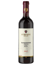  Stefani Estate Sangiovese<br>Riserva 2017  750mL The wine is ruby red in colour. It displays notes of warm cherries and forest fruits The palate is rich, textural and integrated with notes of blackberry fruit. The addition of 10% Cabernet gives structure and richness.&nbsp;Enjoy now or cellar for up to 10 years. Fruit is entirely grown and hand-picked on the family estate vineyard in the Yarra Valley, Victoria. The wine has been aged in new larger oak format to give subtle structure to the wine. 50 dozen Bottled August 2018