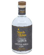 North Of Eden Oyster Shell<br>Gin 700ml 700ML Australia's first and original Oyster Shell Gin.<br>Built on generous foundations of Australian grown Juniper (Juniperus Communis), this gin combines 13 carefully selected botanicals. These include cumquats and saltbush we grow here at the distillery, as well as oyster shells we collect from our local oyster farmers. The result is a gorgeous savoury gin, with an almost creamy mouthfeel, that absolutley shines in any kind of martini.<br>Named by the Gin Queen - Australia's Best gin of 2021.