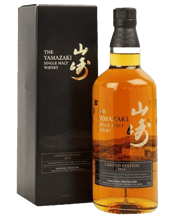  Suntory Yamazaki 2014<br>Limited Edition... 700ML Yamazaki Limited Edition 2014, is a special single malt from Suntory’s Yamazaki distillery. It is the first release in a limited-edition series for the duty free market. The expression consists of a 20-year-old European oak Sherry matured, a 20-year-old European oak Port cask matured, and a young American white oak bourbon matured. This 2014 edition is fresh and fruity on the nose with aromas of oak wood, toffee, lemon, cocoa, sweet vanilla, passion fruit, liquorice and fresh almonds. The palate