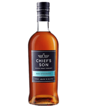  Chief's Son Single Cask<br>700ml  700ML We check and test every barrel, multiple times over the years. This is a labour-intensive process. However, there are the occasions we strike whisky gold and there is just cause to celebrate. Our Single Cask barrels clearly stand out among peers for their aroma, flavour, texture, individuality and depth of character. They are genuinely unique.<br>As such we hand bottle these as 900 Standard Single Cask bottlings.