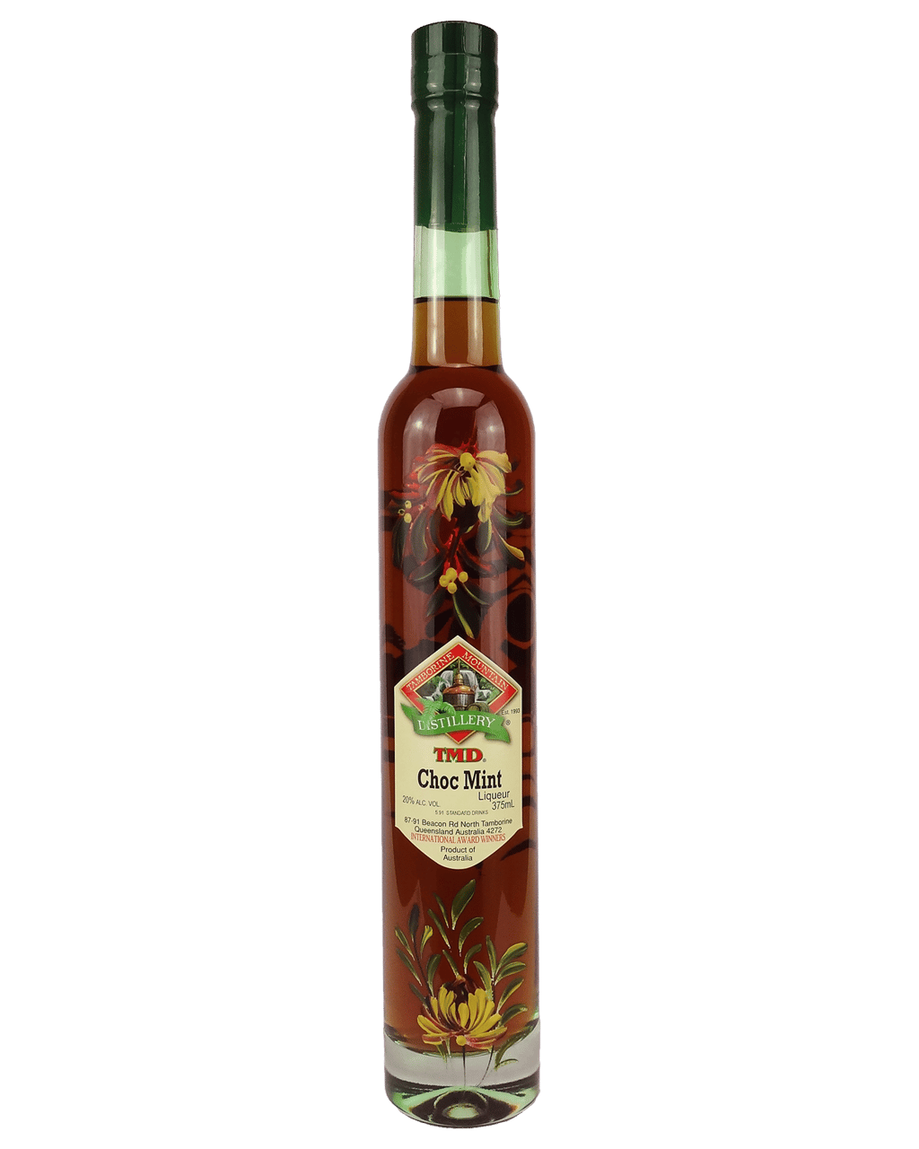 Buy Tamborine Mountain Distillery Choc Mint Liqueur 375ml Online