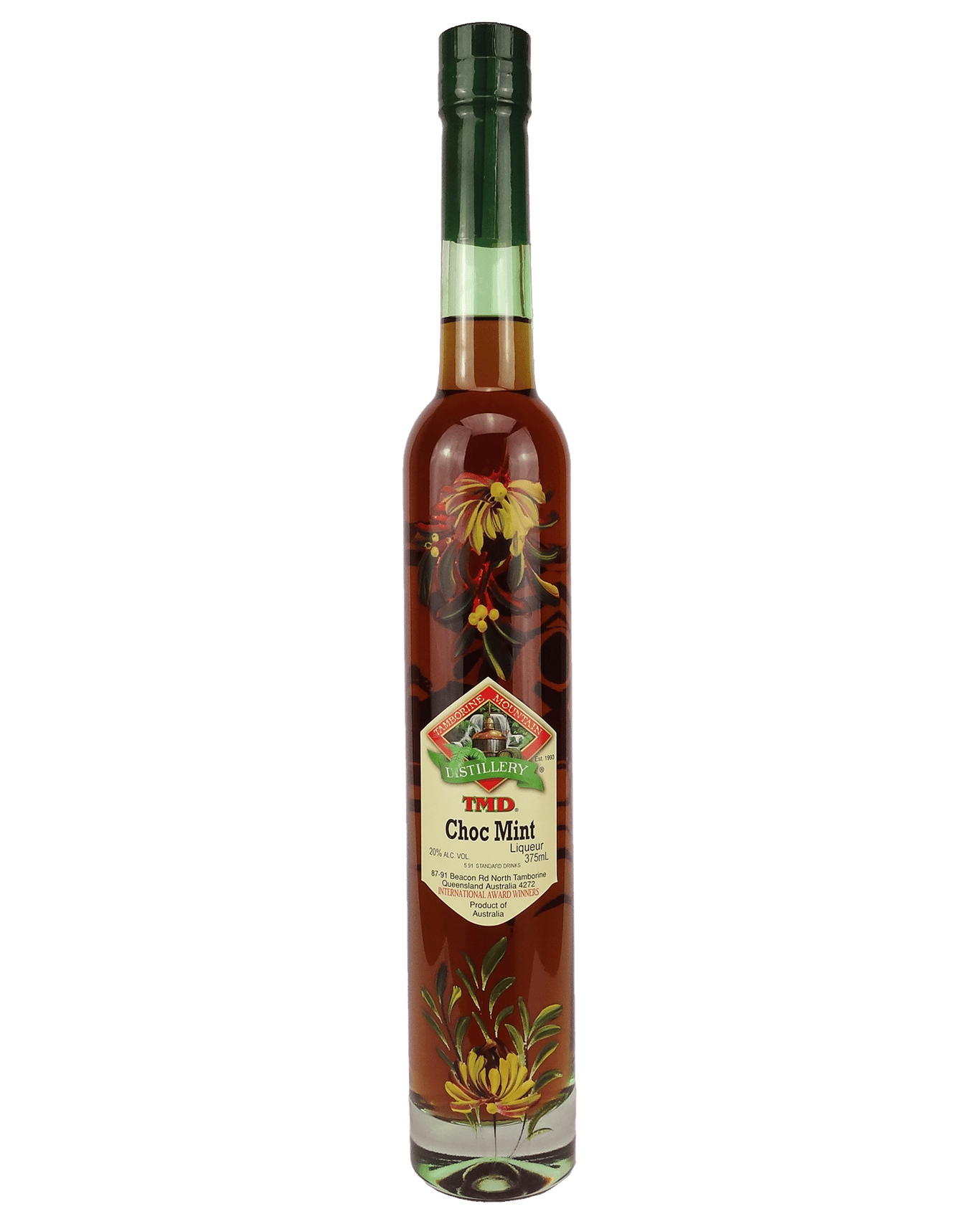 Buy Tamborine Mountain Distillery Choc Mint Liqueur 375ml Online (Lowest Price Guarantee) Best
