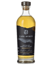  Cape Byron Whisky<br>Serendipity Peated... 700ML We are beyond excited to share with you something truly exceptional—a whisky that is as much about<br />the journey as it is about the destination. When you hold this bottle in your hands, you're not just holding<br />a spirit; you're holding a story, a serendipitous tale of chance encounters from across the globe.<br />Crafted from the finest Scottish barley, this whisky embarked on a remarkable journey, crossing oceans<br />to find its resting place in the rainforest hinterland near the sun-so