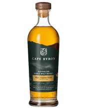  Cape Byron Whisky 'mac.<br>Liqueur Cask'... 700ML Cape Byron 'Mac. Liqueur Cask' Australian Single Malt Whisky<br>A world-first innovation in whisky maturation, our Cape Byron 'Mac. Liqueur Cask' Australian Single Malt Whisky is a testament to the unique flavours of the Australian rainforest. We've taken our exceptional single malt whisky and finished its journey in ex-bourbon casks that have been meticulously seasoned with our signature Brookie's Mac. Liqueur—a decadent liqueur crafted from locally roasted macadamia and native wattle seed.<br>