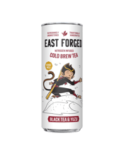  East Forged Cold Brew Nitro<br>Tea Australian... 250ML Cold brew nitro tea. 15 x 250ml cans per carton.<br>Bright Yuzu citrus aroma with the taste of black tea. It has a light body, low acidity and creamy froth mouthfeel. Grown in the rich soil of Far North Queensland, free of pesticides and herbicides, our Australian black tea is carefully cold brewed to perfection without the bitterness that is found in hot tea. Balanced with Yuzu – or for our friends in Korea, Yuja – this aromatic fruit is the ultimate citrus hit, with a burst of ripe fruit that