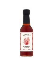 Inspirited Bitters Bushfire<br>Bitters Chilli... 250ML Disappointed in the tabasco-like Chilli Bitters available in the market, we developed Bushfire Bitters to stand apart from the crowd. The bold flavours of home-grown Broome Chillies and locally smoked Habaneros bring a fiery kick, guaranteed to spice up your cocktail experience.