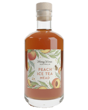  Honey Wines Australia Hunter<br>Valley Peach Ice... 500ML This very sweet peach ice tea mead is designed to be consumed with ice.<br>Ordinarily, mead will be diluted if ice is added; however, this mead is made to be at the right level of sweetness once some ice has melted.