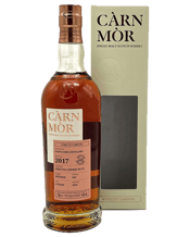  Carn Mor Glenlossie 2017 6yo<br>Cask Strength... 700ML This Carn Mor Glenlossie 6 Year Old Single Malt Scotch Whisky was distilled in 2017 and matured for over 6 years in a first-fill sherry butt before bottling in 2024 at the natural cask strength of 54.6% ABV. Only 840 bottles were produced from the cask.<br>Expect a whisky showing nutty flavours, savoury richness intertwined with sweet fruit cake and warming notes of allspice.<br>The Carn Mor Strictly Limited range of Scotch Whisky from the Family-owned Independent Bottlers, Morrison Scotch Whisk