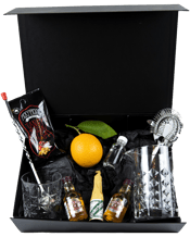 Cocktails To You The<br>Executive - Chivas... 100mL A Complete Cocktail Kit including everything you need to make an Old Fashioned. Whether it's a birthday, an anniversary or a special occasion such as Christmas, this luxurious Cocktail Kit makes the perfect gift, a fresh change from the usual gift hamper. (Enough ingredients for 2 Old Fashioned drinks) Inclusions: Cocktail Mixing Glass. Low-Ball Glass. Cocktail Stirring Spoon. Strainer. 2 x Chivas Regal (50mL). Bitters. Sugar Syrup. Orange (Garnish). Snack. Reusable Luxury Magnetic Gift Box. *Du