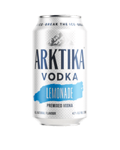  Arktika Premix Lemonade<br>375ml Cans  375ML The original fizzy fruit mixer, with a zesty burst of natural lemon flavour and Australia’s finest independent vodka. Pack your cooler with our convenient cans and get ready to explore. 4.2% ABV All natural flavour Premixed for convenience Five times distilled Chill filtered Made with 100% Australian wheat Gluten-free<br /><br /><br /><br /><br /><br /><br />