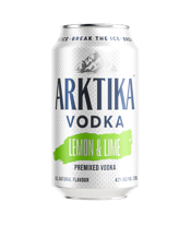  Arktika Premix Lemon Lime<br>375ml Cans  375ML Crisp, sparkling citrus freshness ready to enjoy with perfectly balanced, all-natural lemon and lime flavours. All of that plus our silky smooth ARKTIKA VODKA – mixed and ready to go, whatever your destination.<br />4.2% ABV<br />All natural flavour<br />Premixed for convenience<br />Five times distilled<br />Chill filtered<br />Made with 100% Australian wheat<br />Gluten-free