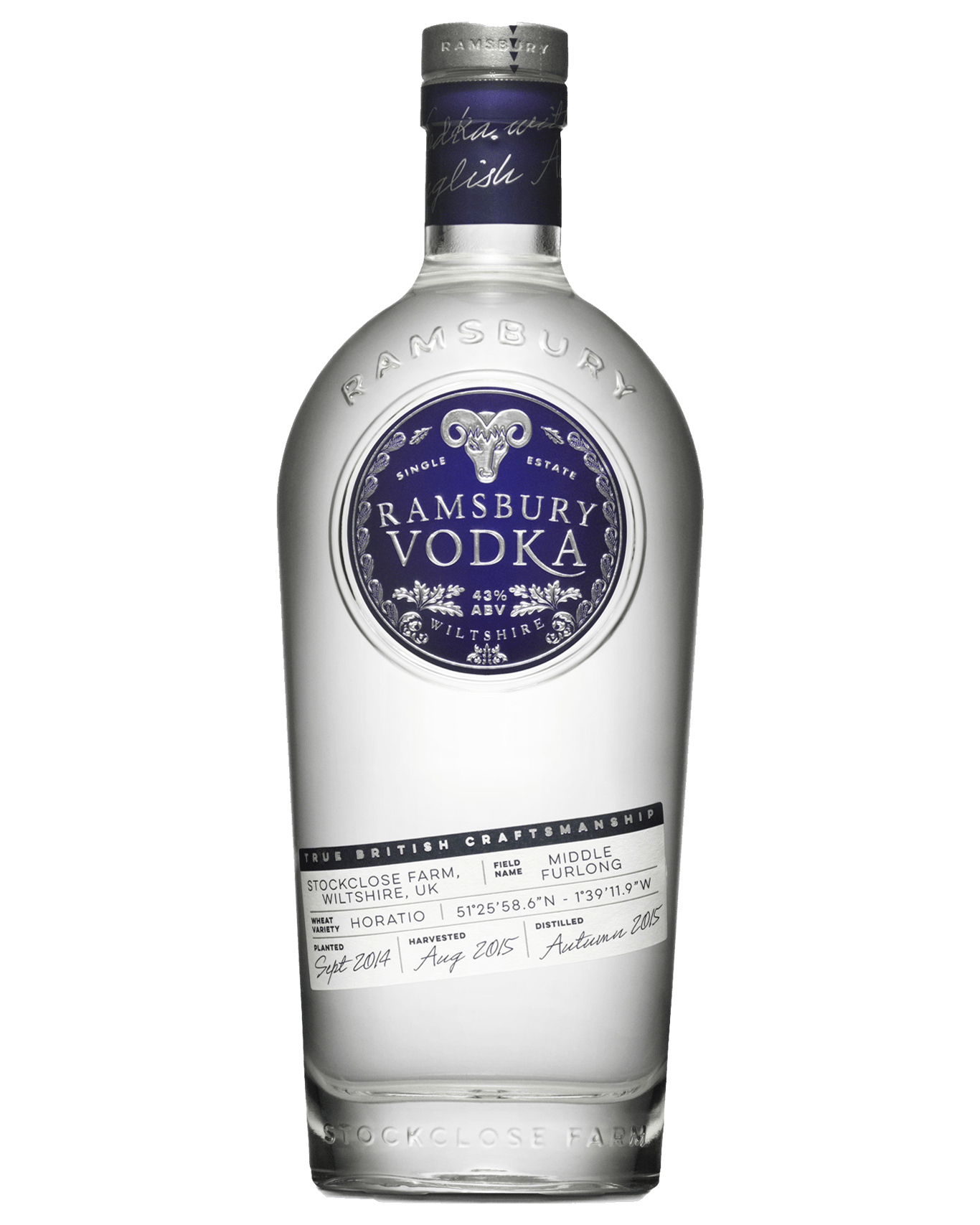 Buy Ramsbury Single Estate Vodka 700ml Online (Lowest Price Guarantee