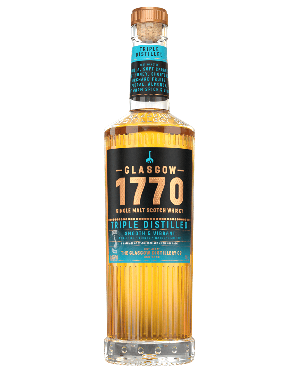 Buy Glasgow 1770 Single Malt Scotch Whisky Triple Distilled 700ml