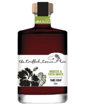 The Triffid Tonic Company<br>Hibiscus And Fresh... 500mL The least sweet of out tonics. There's a real rich earthy flavour that comes from the hibiscus. The ginger comes through as a hint of warpth at the end. Truly refreshing and sophisticated. Enjoy this with soda water and your choice of gin or vodka, or on its own for an alcohol free cocktail. We like this in coctails where we want to cut the sweetness. Use it in a Singapore Sling to make it a grown up frink again. Use it in a pisco sour for something bitey.