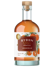  Byron Bay Spirits Co Orange<br>Liqueur  700mL We combine our family’s traditional “Nonna Irma” recipe with a contemporary Byron bay&nbsp; Spirit’s twist to create our fragrant and refreshing Arancello.&nbsp; Handcrafted using the finest fresh oranges, our locally distilled vodka and a hint of honey from our hives in the hills of Byron Bay. Keep refrigerated after opening.