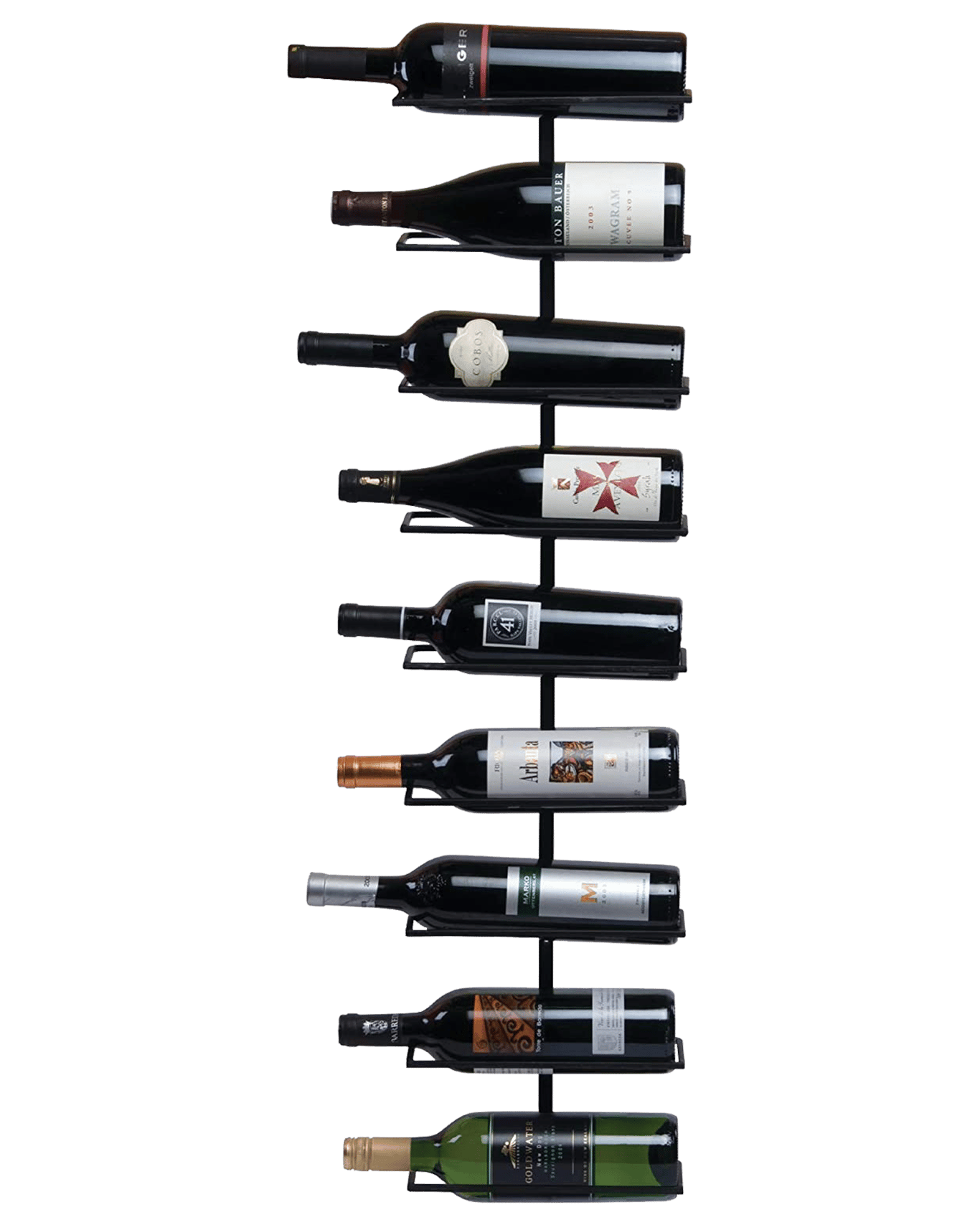 Buy Wine Rack Store 9 Bottles Wall Mounted Wine Rack Online (Lowest Price Guarantee) Best Deals