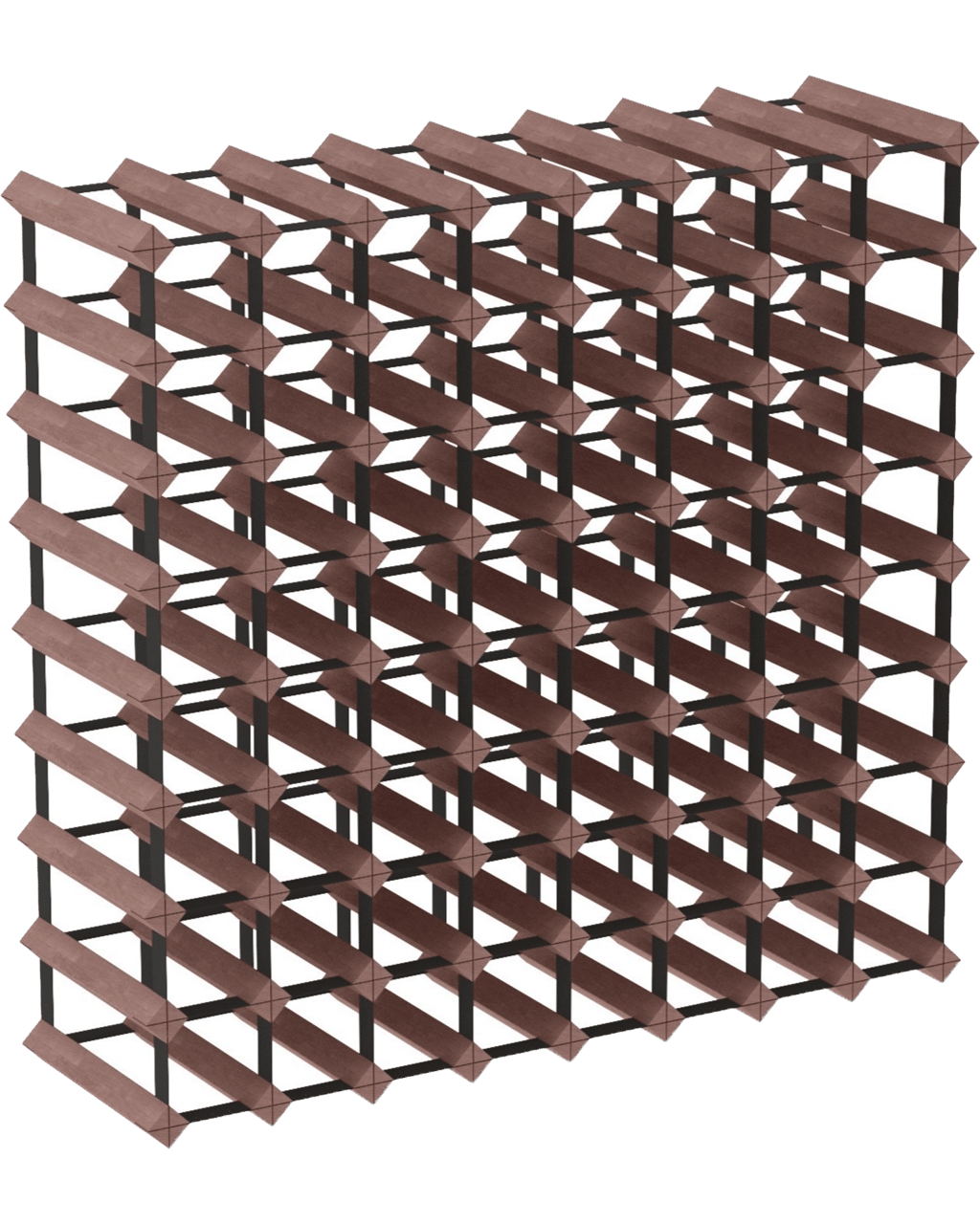 Buy Wine Rack Store 72 Bottles Classic Line Rustic Hardwood Online