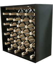  Wine Rack Store Modern<br>Module Cube Wine Rack   A simple and elegant solution for the everyday wine lover. Available in 3 wooden finishes: Natural Pine, Rich Black and&nbsp;Brown. Also available in any combination of our colour range Interior and&nbsp;Exterior box colour:&nbsp;Natural Pine, Rich Black and&nbsp;Brown.&nbsp; Our Rich Black and Brown Wine Racks have been triple coated in oil paint finishes. Stores up to 25 bottles.&nbsp; Dimensions: Height 60cm&nbsp;&nbsp; Width: 60cm Depth: 30cm