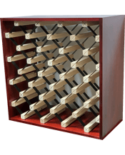  Wine Rack Store Modern<br>Module Cube Wine Rack   A simple and elegant solution for the everyday wine lover. Available in 3 wooden finishes: Natural Pine, Rich Black and&nbsp;Brown. Also available in any combination of our colour range Interior and&nbsp;Exterior box colour:&nbsp;Natural Pine, Rich Black and&nbsp;Brown.&nbsp; Our Rich Black and Brown Wine Racks have been triple coated in oil paint finishes. Stores up to 25 bottles.&nbsp; Dimensions: Height 60cm&nbsp;&nbsp; Width: 60cm Depth: 30cm
