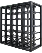 Wine Rack Store 30-bottles<br>Cube Wine Rack Divide and display your collection on a beautiful dark wooden finish modular wine rack. <br>Available in Rich Black wooden finish.<br>Our Rich Black Wine Racks have been triple coated in oil paint finishes.<br>Stores up to 30 Bottles. <br>Dimensions:<br>Height: 60cm<br>Width: 60cm<br>Depth: 30cm