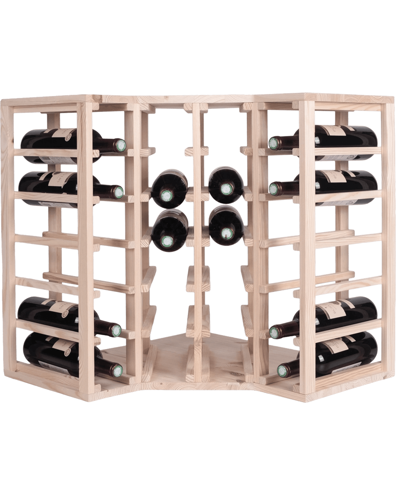 Buy Wine Rack Store 24 Bottle Corner Wine Rack Online (Low Prices) from ...