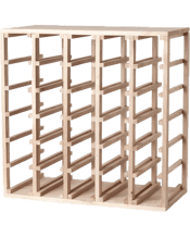 Wine Rack Store 30 Bottles<br>Cube Wine Rack Solid Oak Canvas Cube Wine Rack from Wine Rack Store<br>Divide and displayyour collection of beautiful Premium Solid Oak Wood modular wine racks.<br>The material is Solid Oak.<br>Our Rich Black and Brown Wine Racks have been triple coated in oil gloss paint finishes.<br>Stores up to 30 Bottles.<br>Stores up to 30 Bottles.<br>Height: 60cm<br>Width: 60cm<br>Depth: 30cm